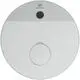 Runde, chromfarbene Sensor-Brausearmatur von Ideal Standard mit einem zentralen Regelungsgriff und einem Sensor zur Temperaturkontrolle.